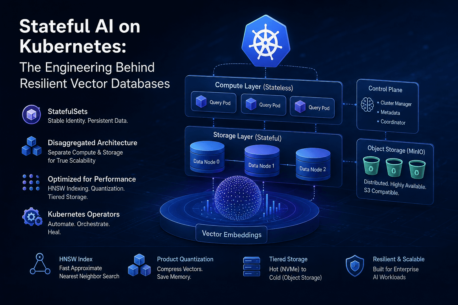 Stateful AI on Kubernetes: The Engineering Behind Resilient Vector Databases